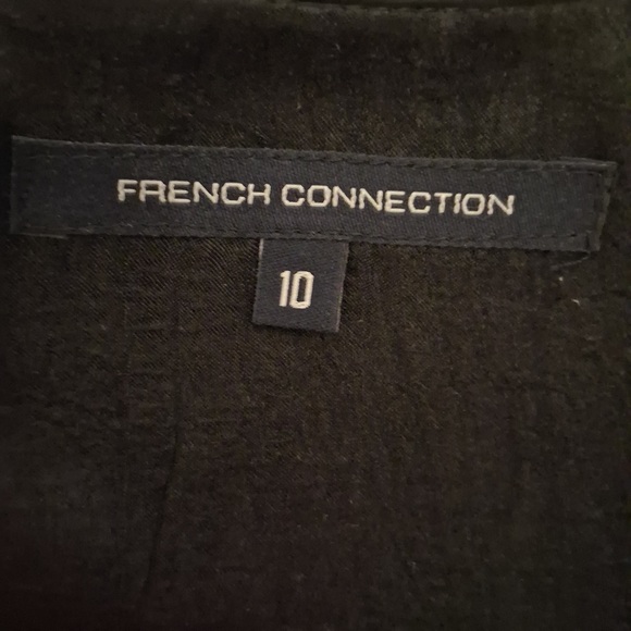 FRENCH CONNECTION Sequin Snake Print Drape Jacket/Blazer Women Size 10 - Picture 6 of 10